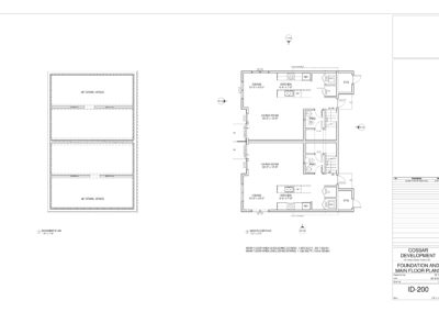 site plan 134 Cossar Avenue, Penticton, BC - Schoenne Homes Inc