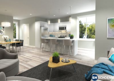388 Eckhardt Ave interior - UPTOWN - Schoenne Homes Inc.